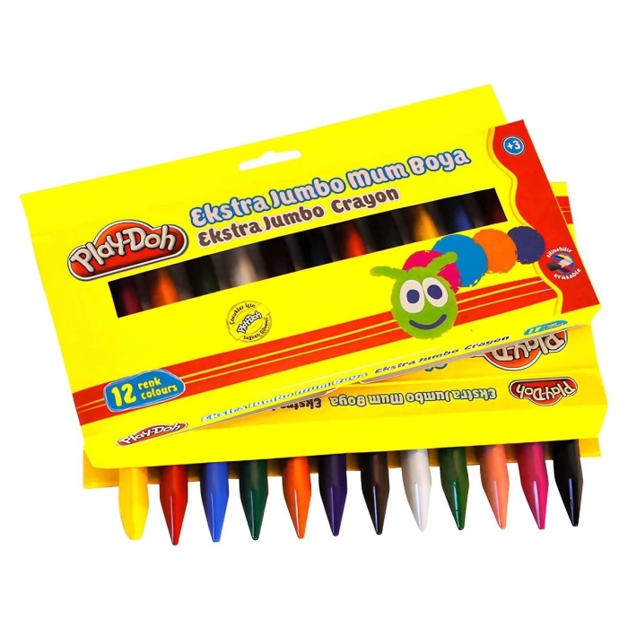 Play-Doh 12 Renk Extra Jumbo Crayon