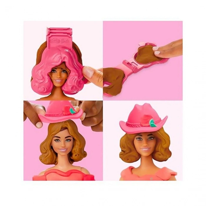 Play-Doh Barbie Çiçekli Ve Püsküllü Oyun Hamuru Seti