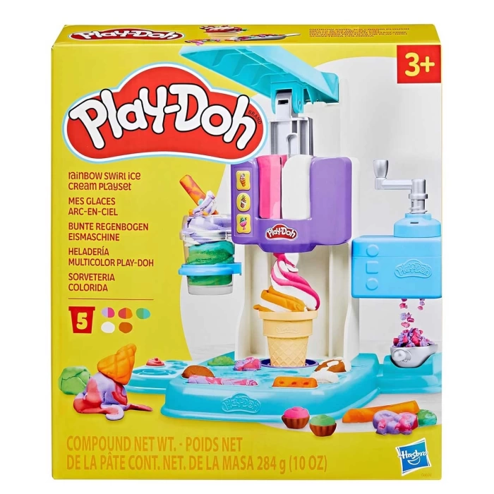 Play-Doh Gökkuşağı Girdaplı Dondurma Oyun Seti G0028