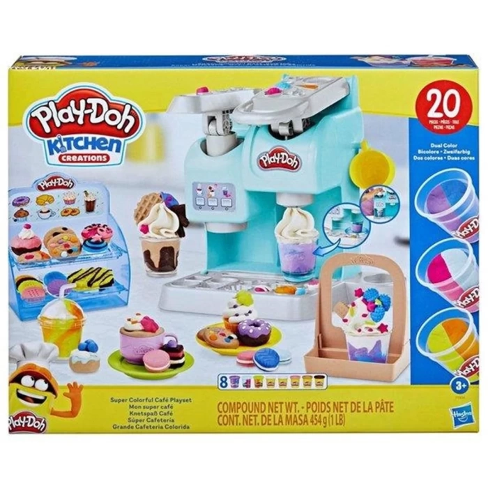 Play-Doh Süper Renkli Kafe Oyun Seti