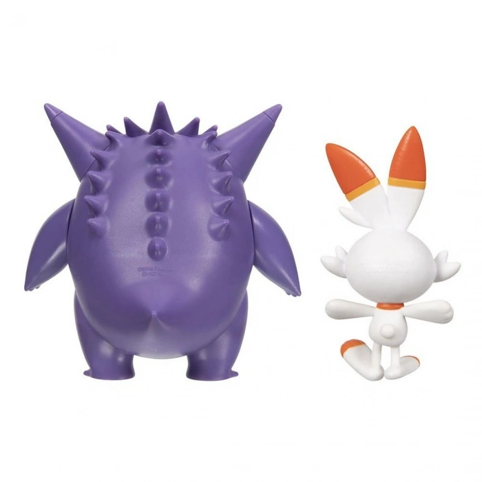 Pokemon Battle 2li Figür Gengar & Scorbunny