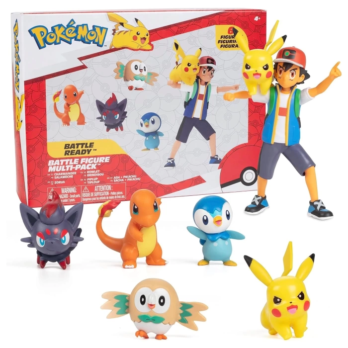 Pokemon Battle 6lı Figür Set