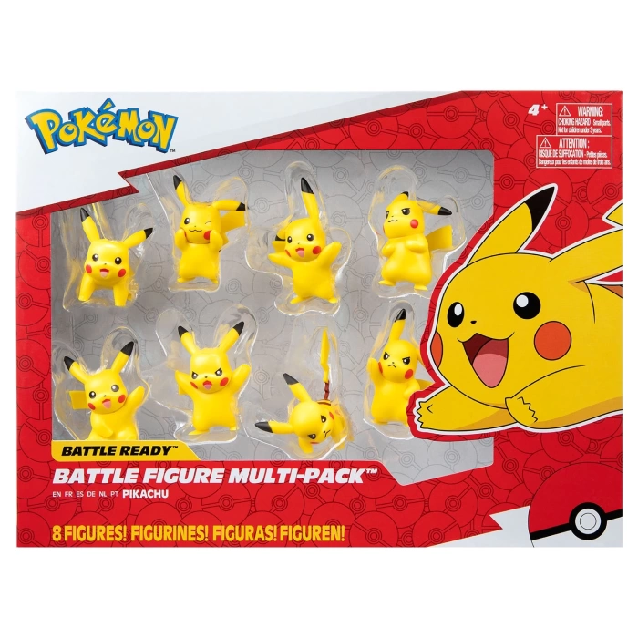 Pokemon Battle 8li Figür Seti Pikachu