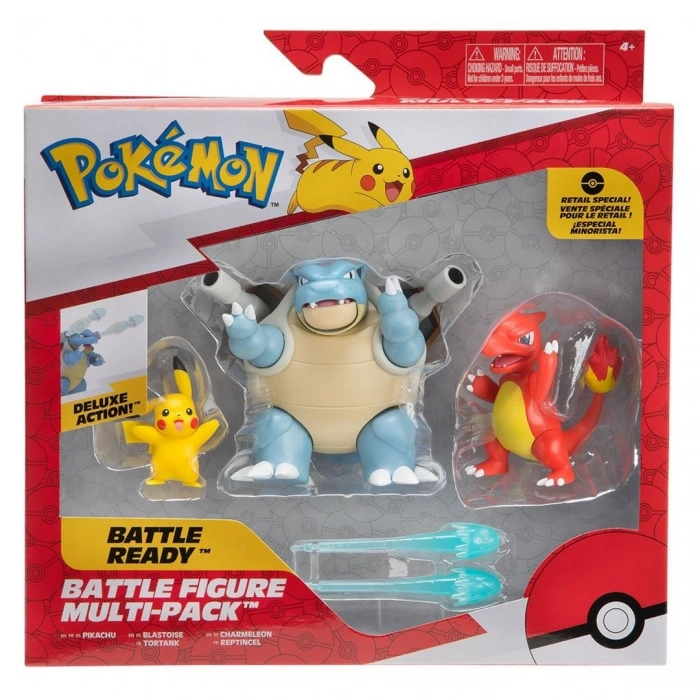 Pokemon Battle Aksiyon Figür ve Figür 3lü Set