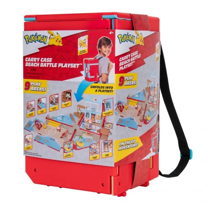 Pokemon Beach Battle Taşıma Çantası Oyun Seti