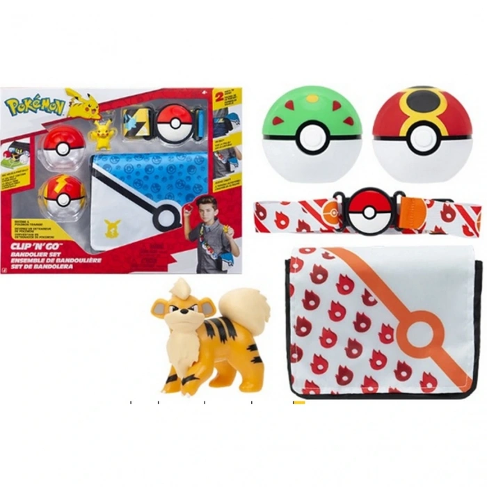 Pokemon Clip N Go Bandolier Büyük Set Asorti