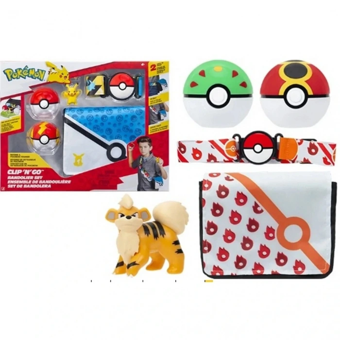 Pokemon Clip N Go Bandolier Büyük Set Asorti