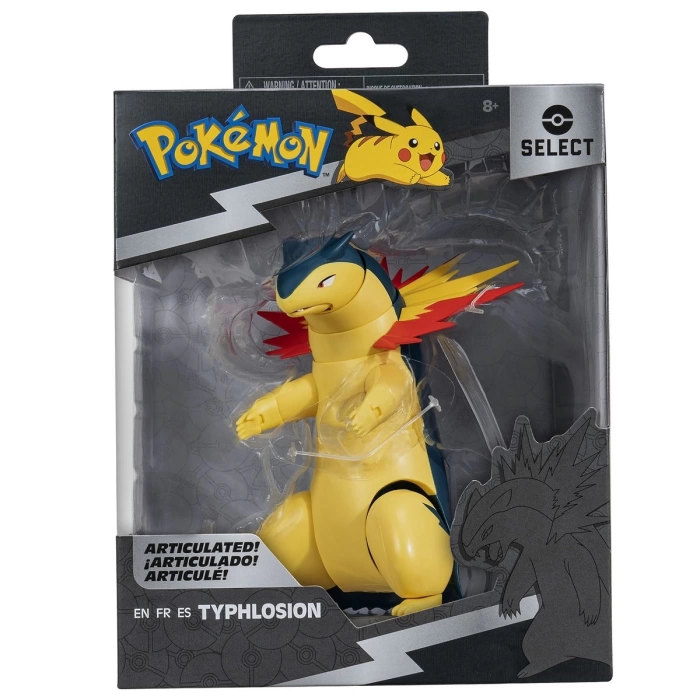 Pokemon Select Seri Eklemli Typhlosion Figür 16 cm