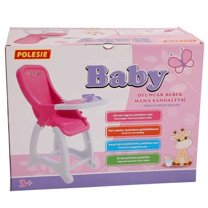 Polesie Demonte Oyuncak Bebek Mama Sandalyesi 48004