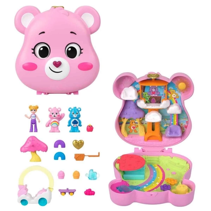 Polly Pocket Care Bears Kompakt Oyun Seti