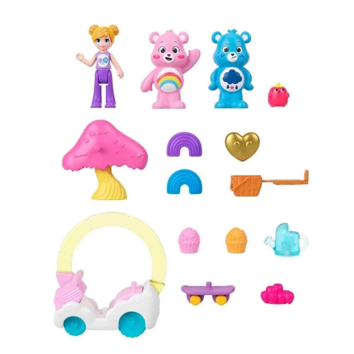 Polly Pocket Care Bears Kompakt Oyun Seti