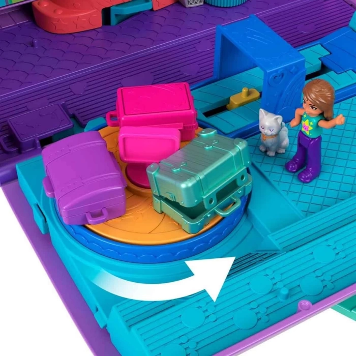 Polly Pocket Minik Kedi Hava Yolları Oyun Seti