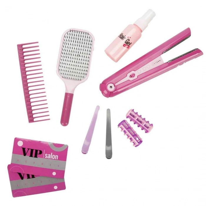 Pretty Pinky Sesli ve Işıklı Saç Tasarımı Güzellik Seti