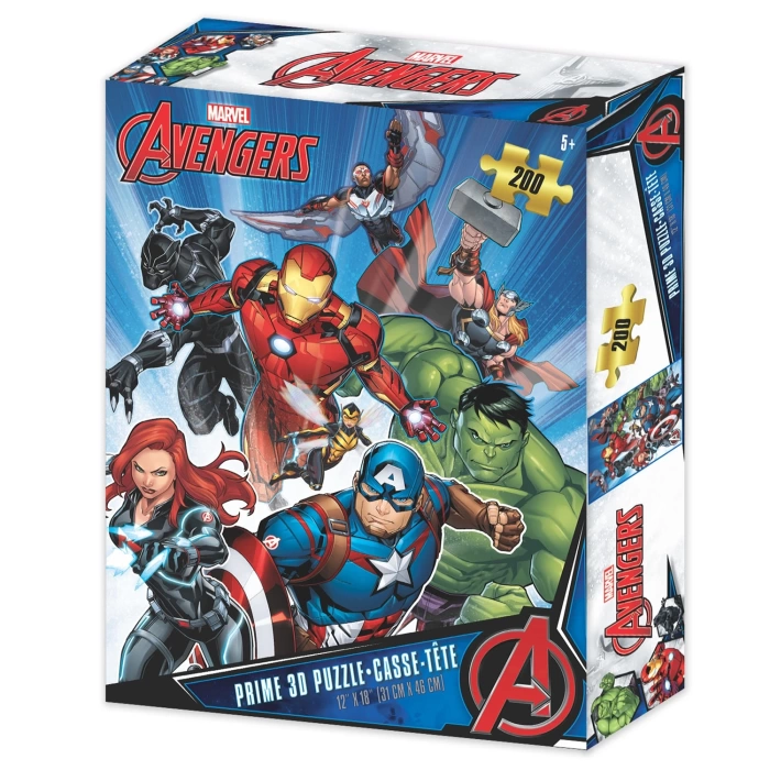 Prime 3D - Avengers 200 Parça Puzzle 33032