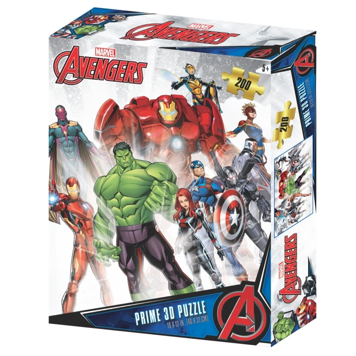 Prime 3D - Avengers 200 Parça Puzzle 33033