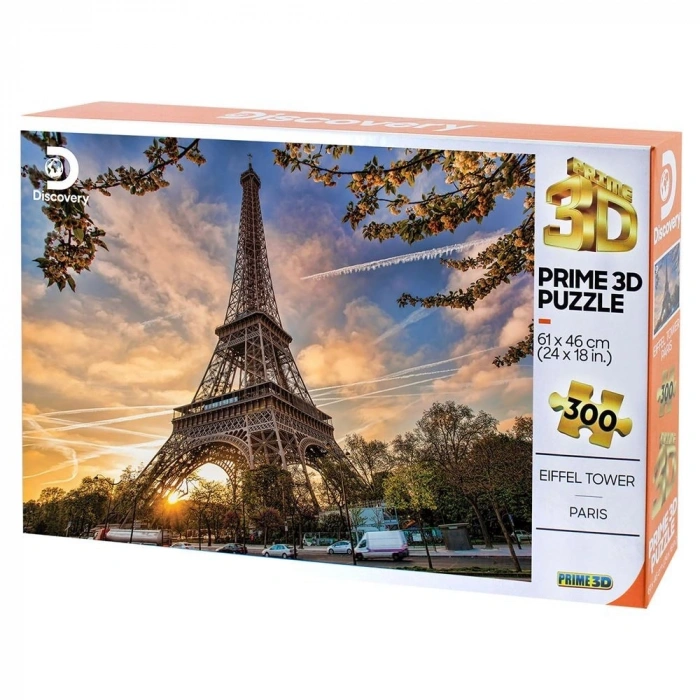Prime 3D Discovery Eiffel Kulesi Yetişkin Puzzle 300 Parça