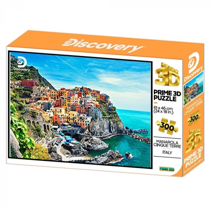 Prime 3D Discovery Manarola Puzzle 300 Parça