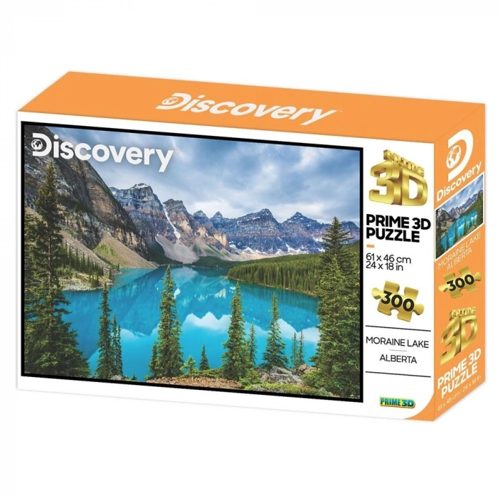 Prime 3D Discovery Moraine Gölü Yetişkin Puzzle 300 Parça