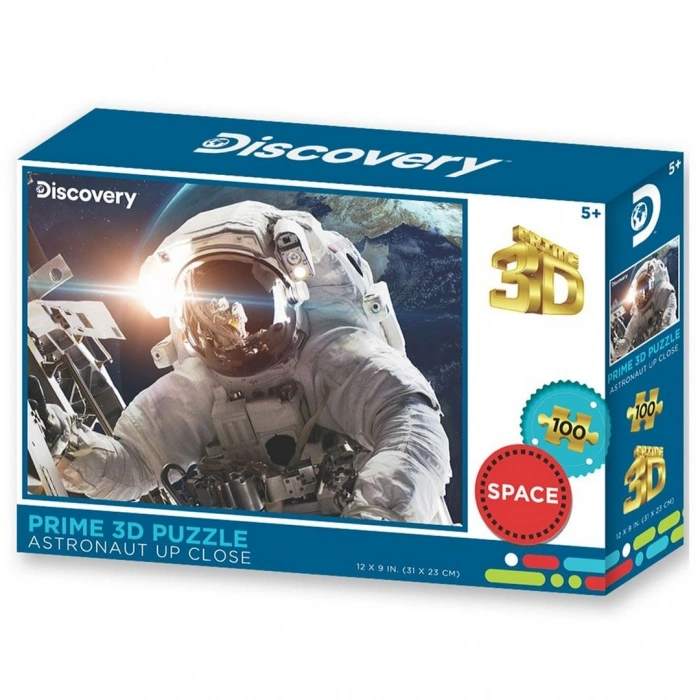Prime 3D Discovery Uzayda Astronot Puzzle 100 Parça