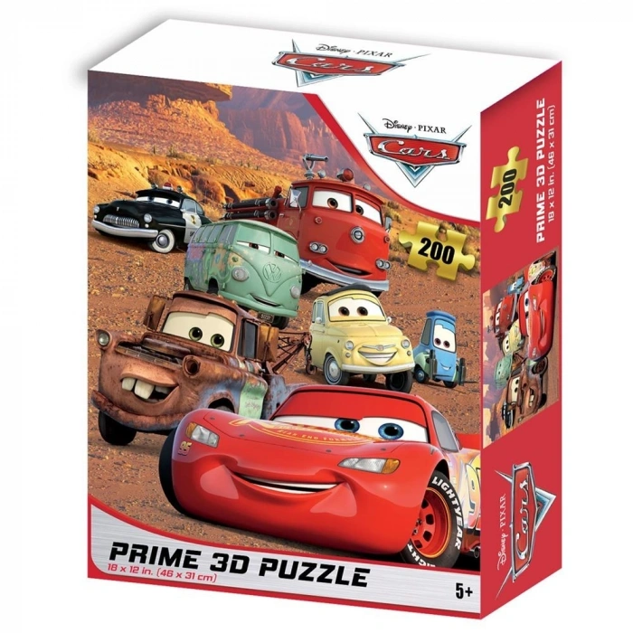 Prime 3D Disney Cars Puzzle 200 Parça