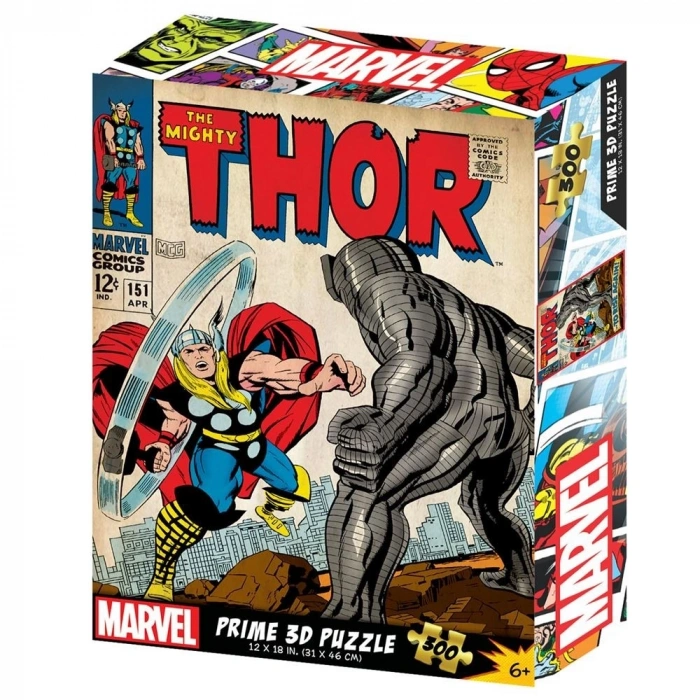 Prime 3D Marvel Comics Thor Puzzle 300 Parça