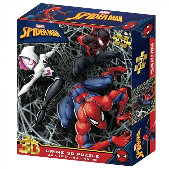 Prime 3D Marvel Spider-Man Puzzle 500 Parça