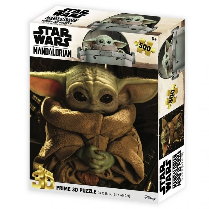 Prime 3D Star Wars The Mandalorian Grogu Puzzle 500 Parça