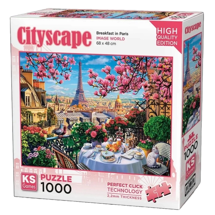 KS Games Breakfast In Paris Puzzle 1000 Parça 20792