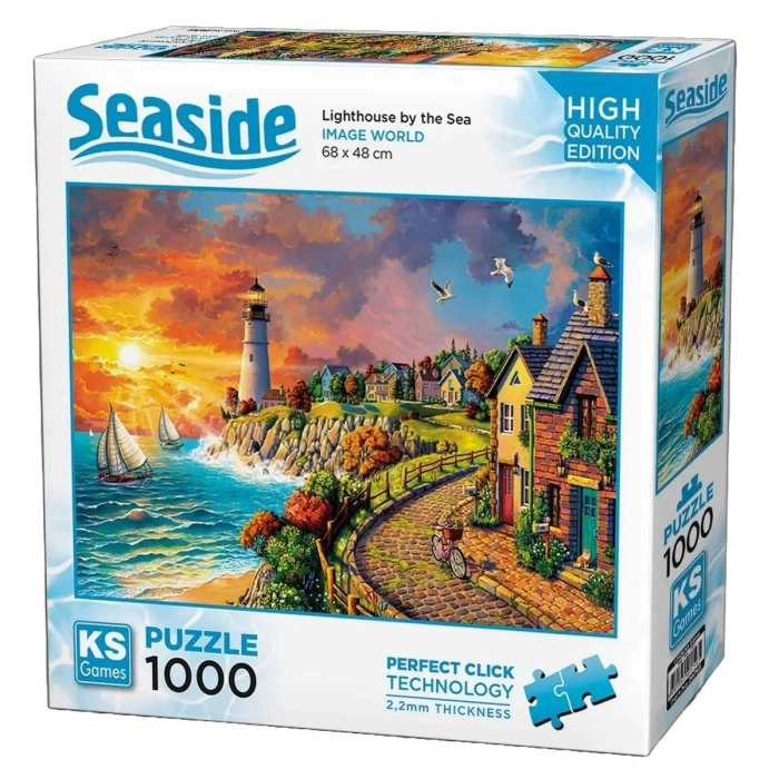 KS Games Lighthouse by the Sea  Puzzle 1000 Parça 20758