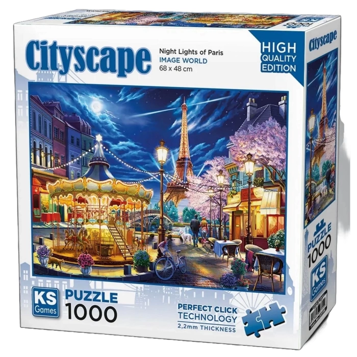 KS Games Night Lights Of Paris Puzzle 1000 Parça 20795