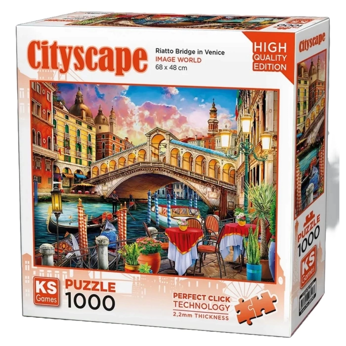 KS Games Riatto Bridge in Venice Puzzle 1000 Parça 20757