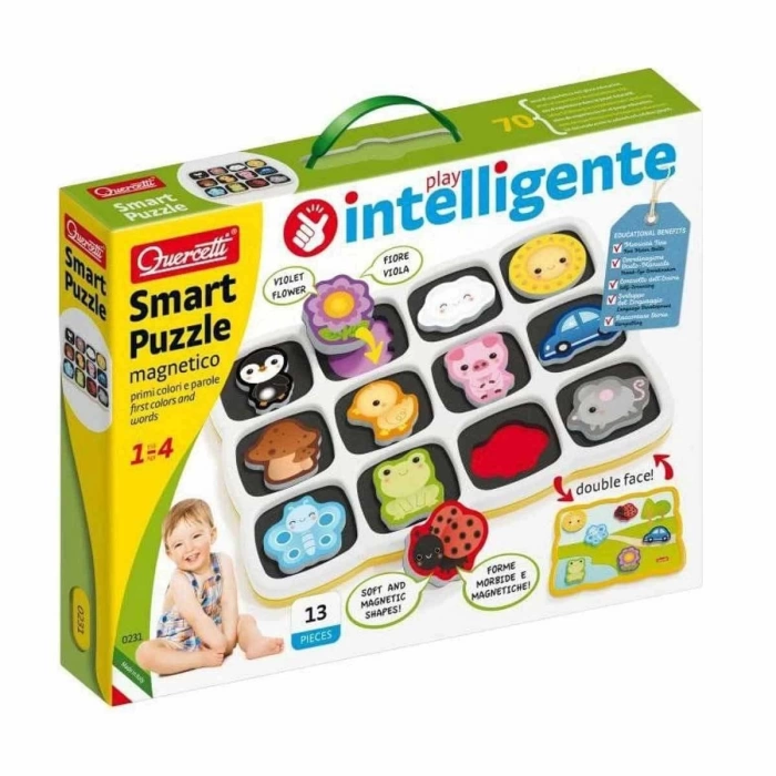 Quercetti 13 Parça Smart Puzzle