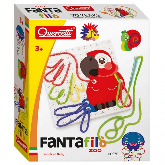 Quercetti  Fanta Filo Zoo Örgü Hobi Seti