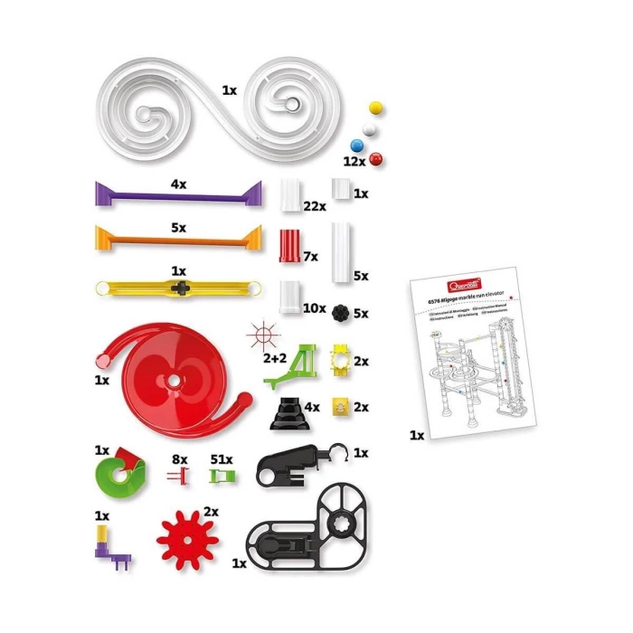 Quercetti Migoga Marble Run Asansör Yapım Seti