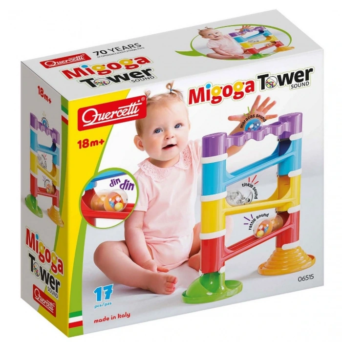 Quercetti Yarış Pisti Kulesi 17 Parça