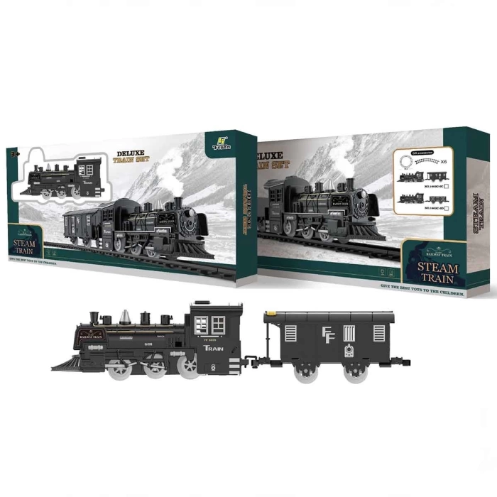 Railway Deluxe Steam Pilli Tren Seti 9 Parça 1603C-3C