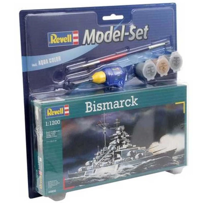 Revell 1:1200 Bismarck Model Seti 65802