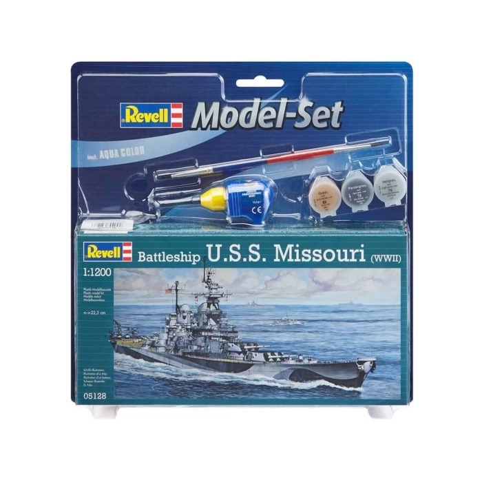 Revell 1:1200 USS Missouri WWII Model Gemi Seti 65128