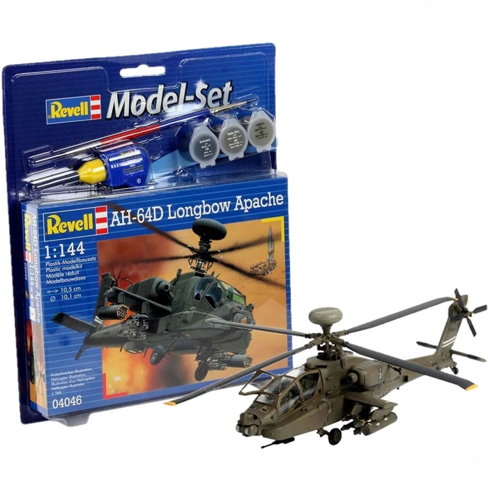 Revell 1:144 AH-64D Longbow Apache Model Seti 64046