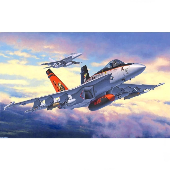 Revell 1:144 F/A-18E Super Hornet Model Seti 63997