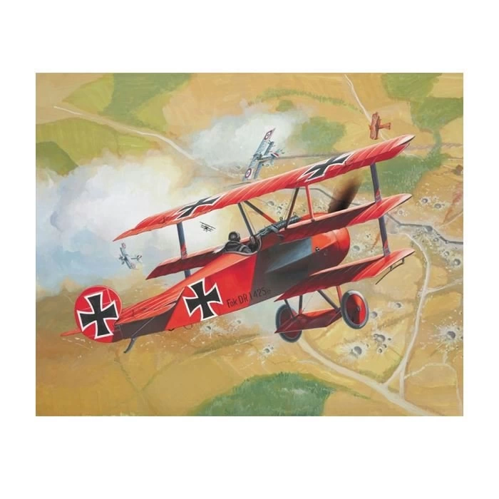 Revell 1:72 Fokker Dr.1 Triplane Model Seti 64116