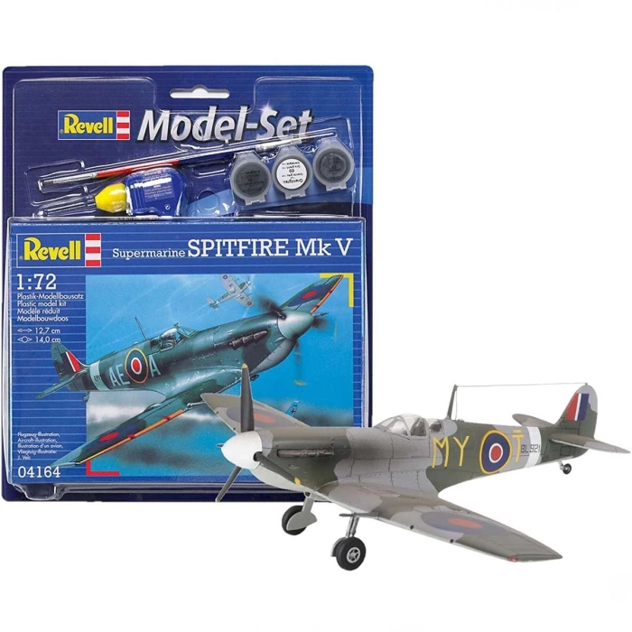 Revell 1:72 Supermarine Spitfire Mk.V Model Seti 64164