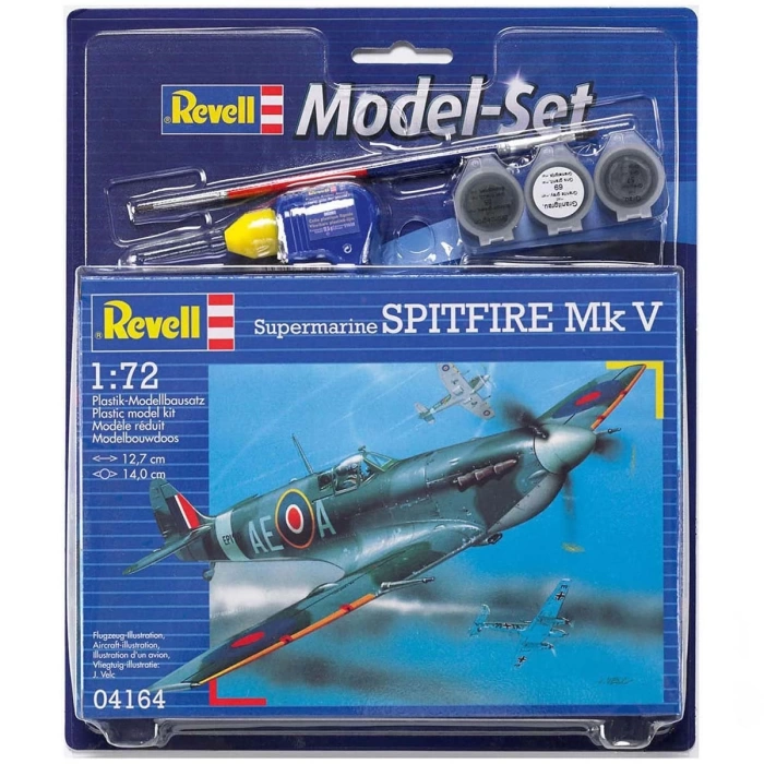 Revell 1:72 Supermarine Spitfire Mk.V Model Seti 64164