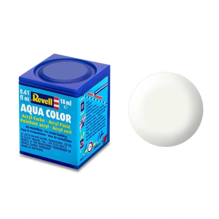 Revell 301 - Aqua Color White - Acrylic Boya- 18 ml