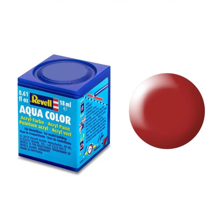 Revell 330 - Aqua Color Fiery Red Silk - Mat Boya- 18 ml