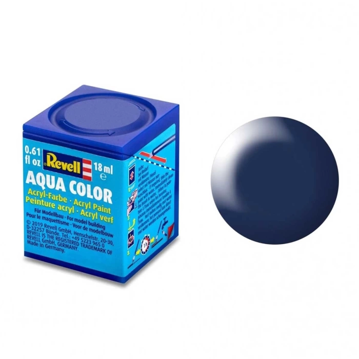 Revell 350 - Aqua Color Dark Blue - Silk Boya - 18 ml