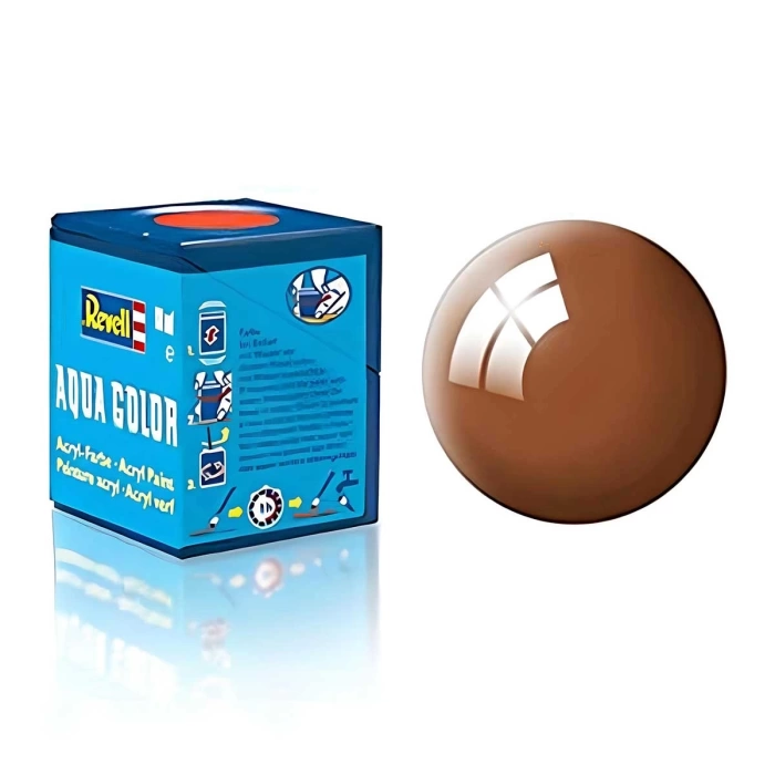 Revell 80 -Aqua Color Mud Brown - Gloss Boya- 18 ml