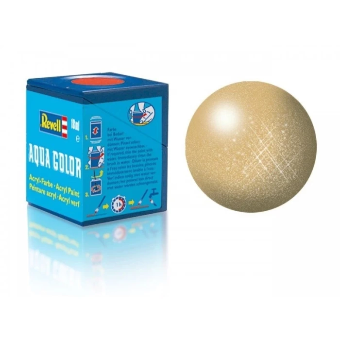 Revell 94 - Aqua Color Gold - Metallic Boya- 18 ml