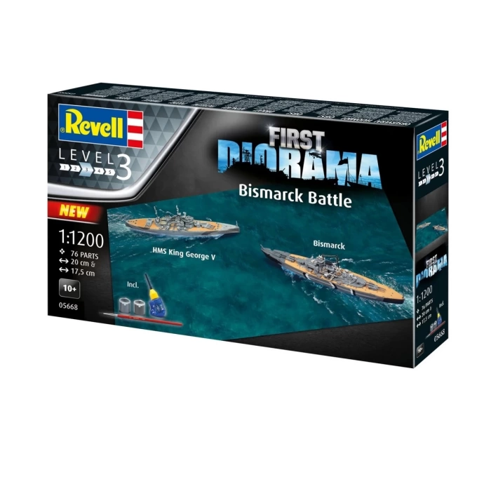 Revell G.Set Diyorama Başlangıç Seti - Bismarck