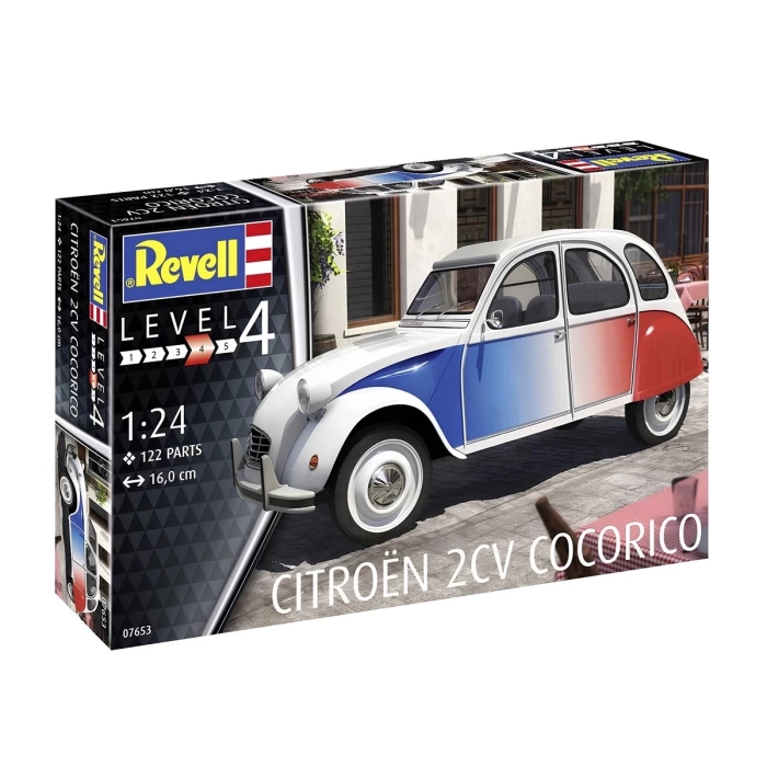 Revell Model Set 1:24 Citroen 2CV Cocorico